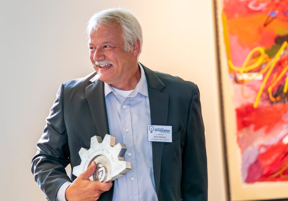 Keith Crandall named 2025 Lakeshore Innovator of the year